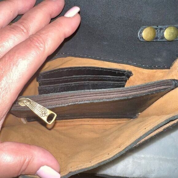 Patricia Nash Floral Leather Crossbody Bag Multicolor Adjustable Strap - Picture 6 of 11